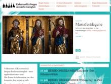 Tablet Screenshot of kirkemusikkibergen.no